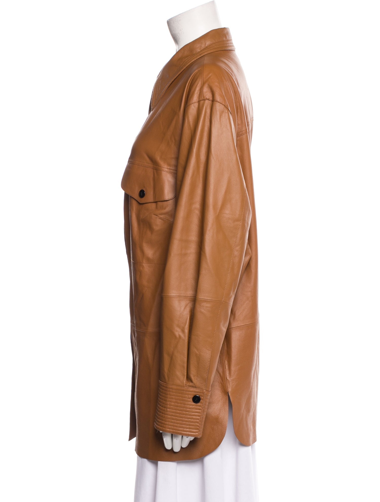 Lafayette 148 Leather Coat