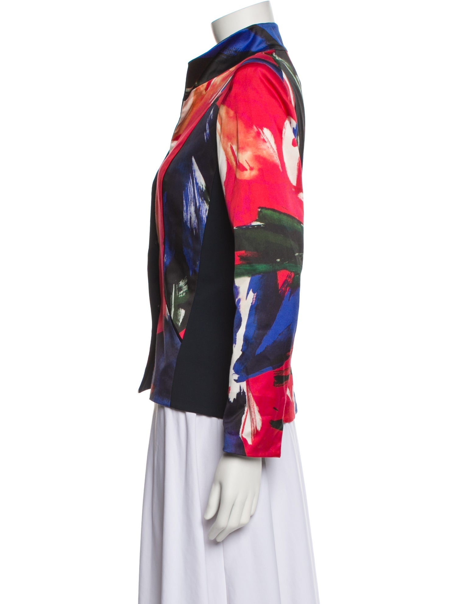 Lafayette 148 Floral Print Blazer