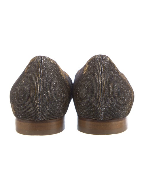 Lafayette 148 Glitter Printed Flats