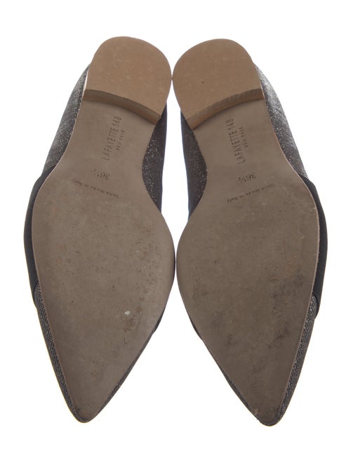 Lafayette 148 Glitter Printed Flats