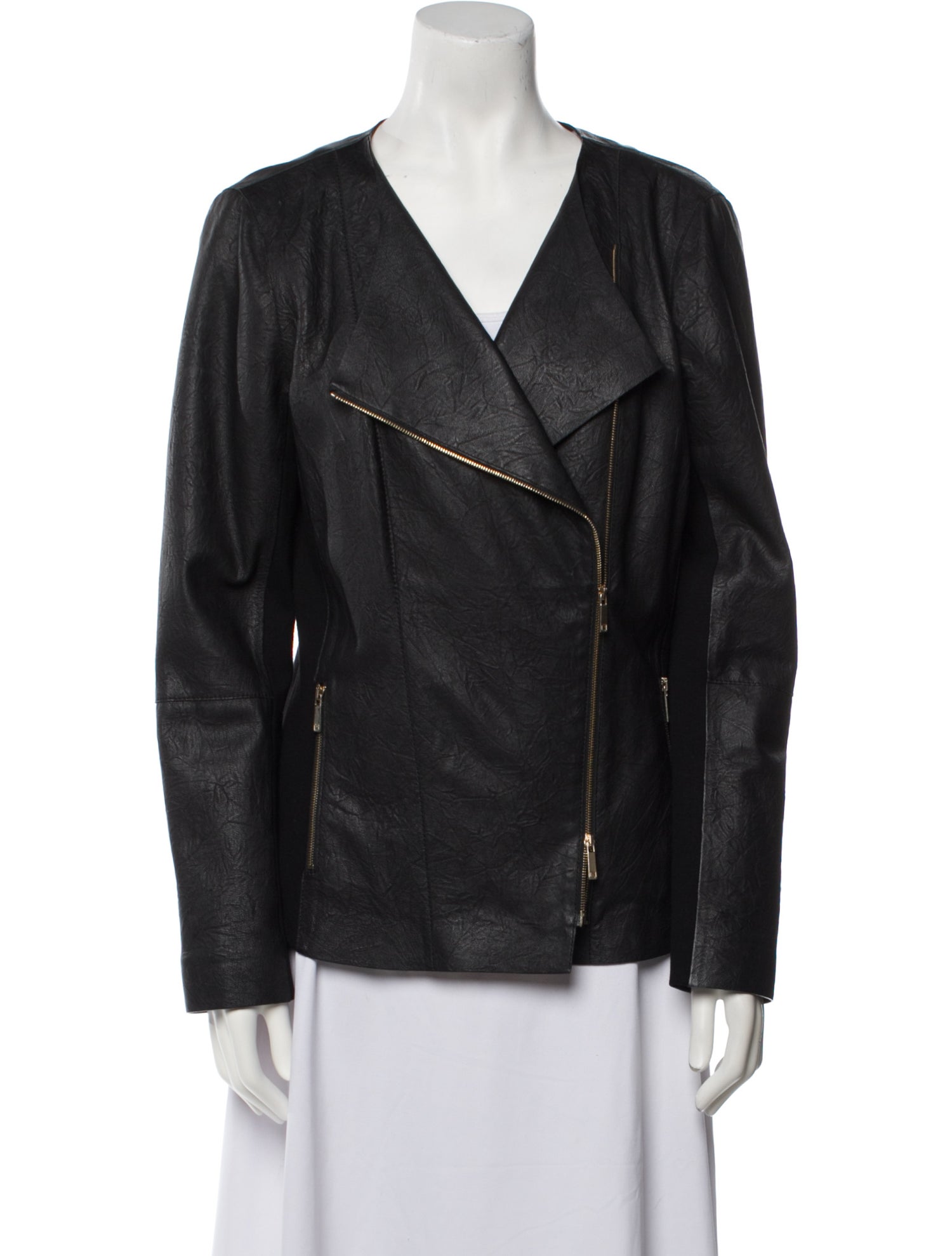 Lafayette 148 Leather Biker Jacket