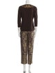 Lafayette 148 Printed Pant Set
