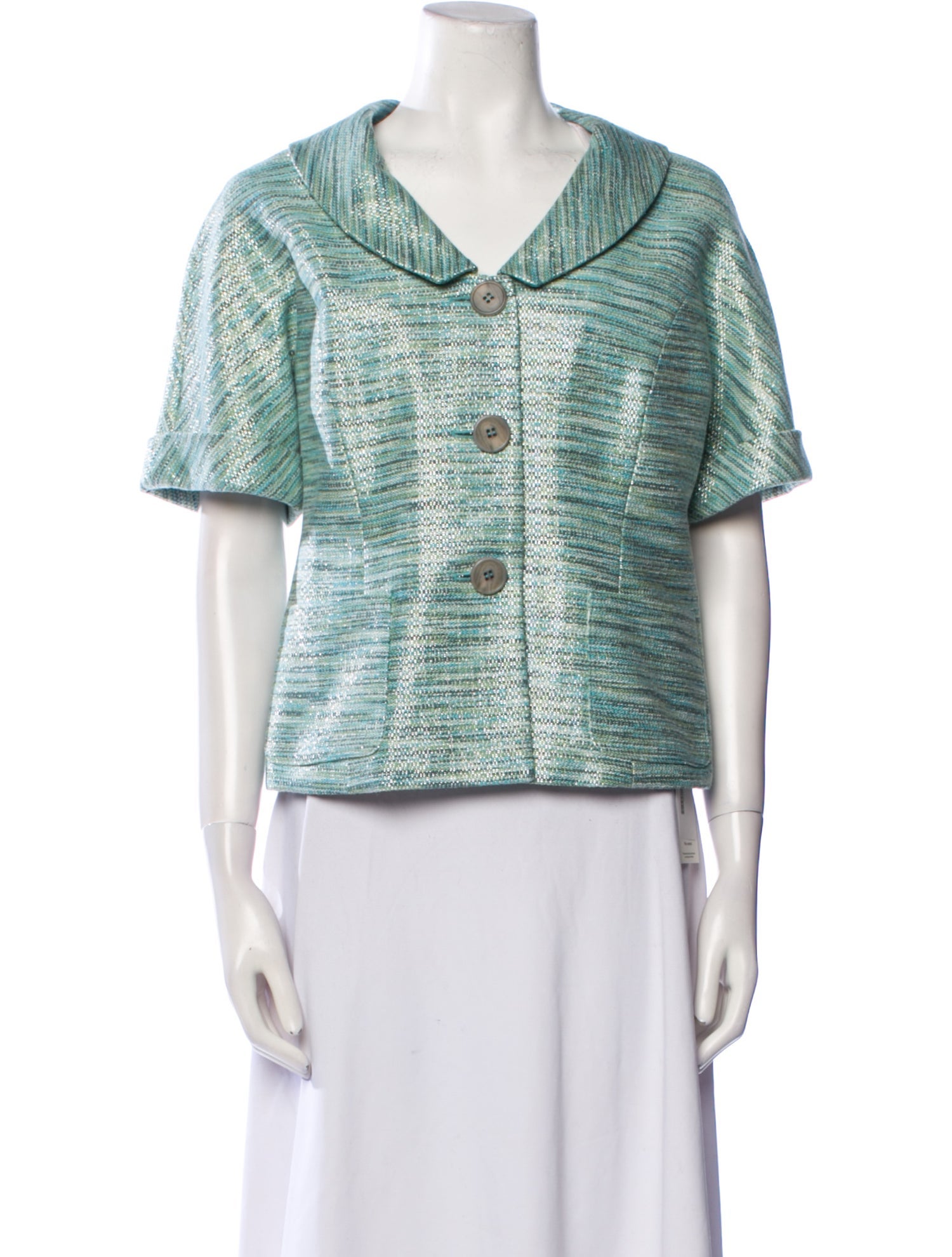 Lafayette 148 Tweed Pattern Evening Jacket