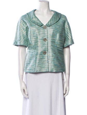 Lafayette 148 Tweed Pattern Evening Jacket