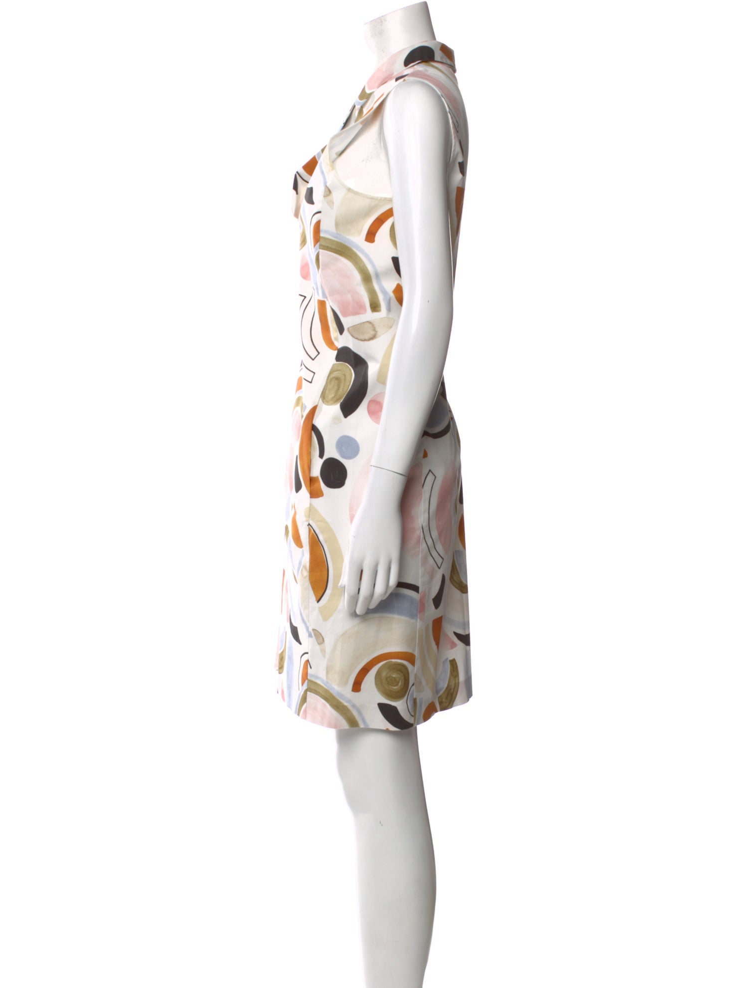 Lafayette 148 Printed Knee-Length Dress