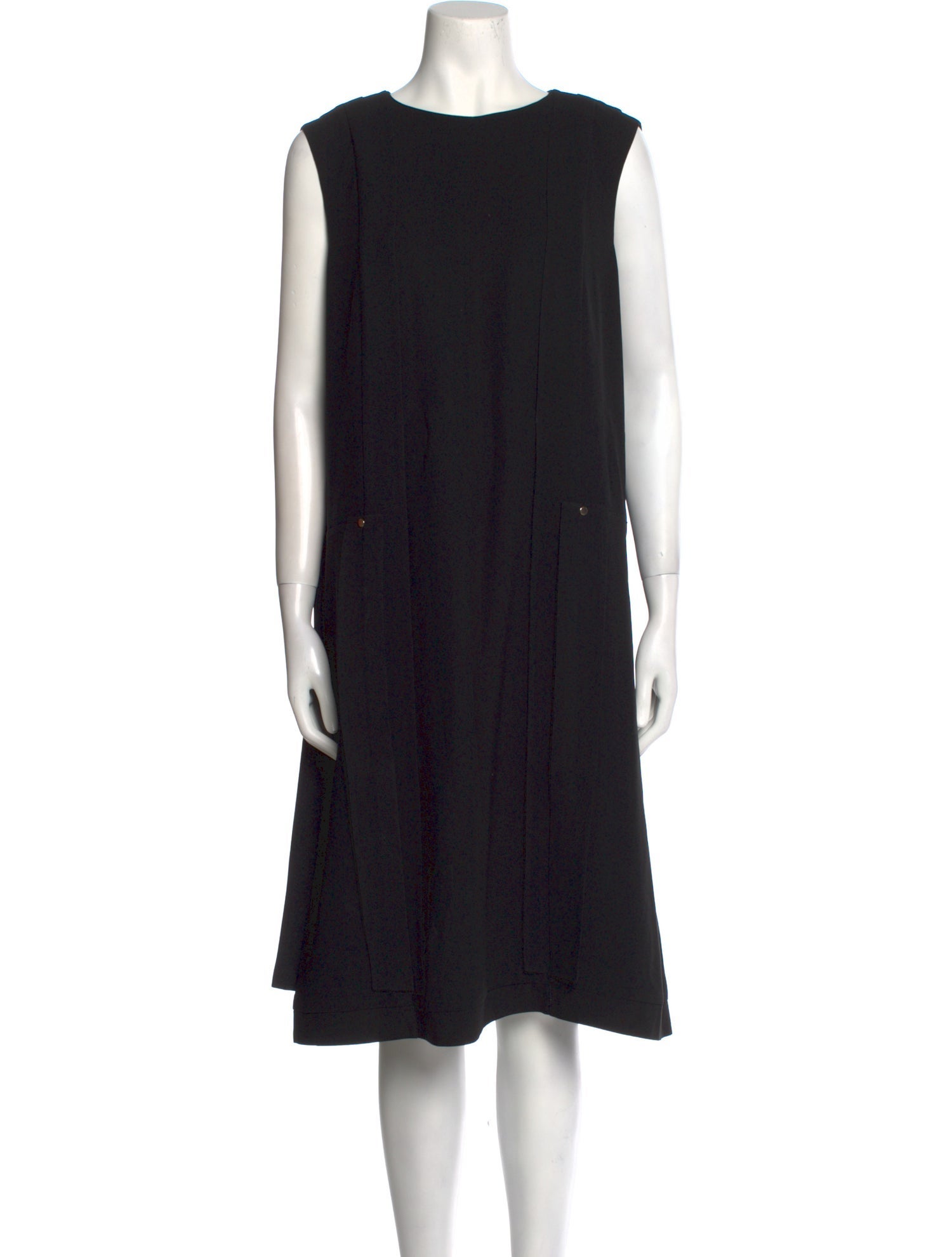 Lafayette 148 Bateau Neckline Midi Length Dress