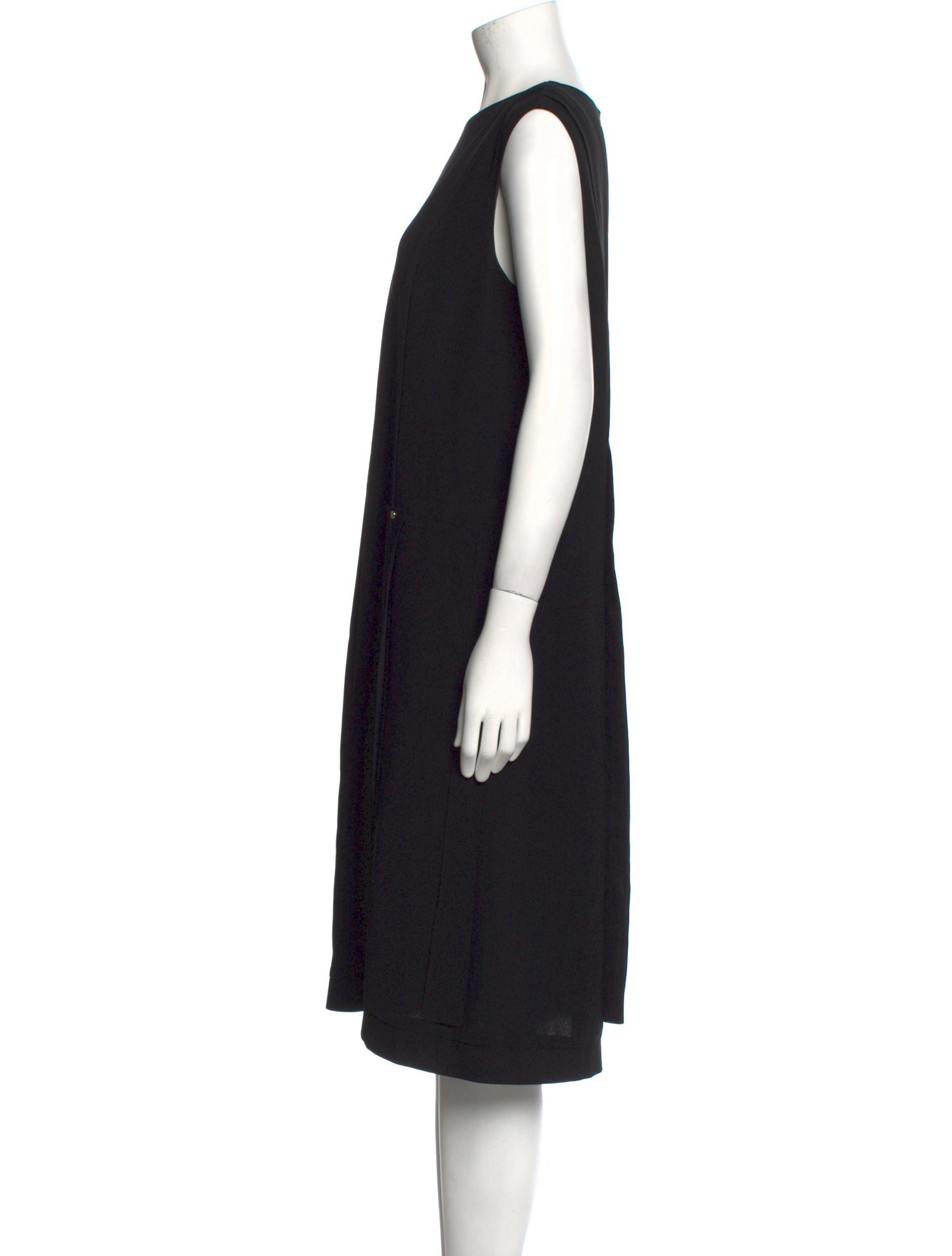 Lafayette 148 Bateau Neckline Midi Length Dress
