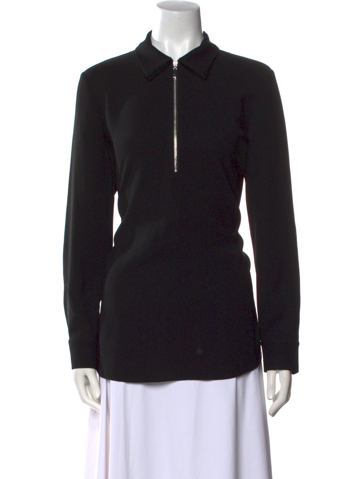 Lafayette 148 Long Sleeve Button-Up Top