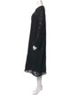 Lafayette 148 V-Neck Long Dress