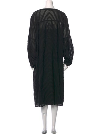 Lafayette 148 V-Neck Long Dress