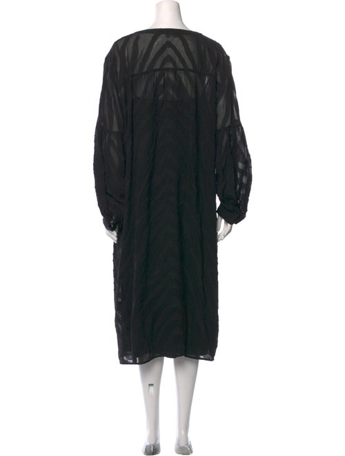 Lafayette 148 V-Neck Long Dress