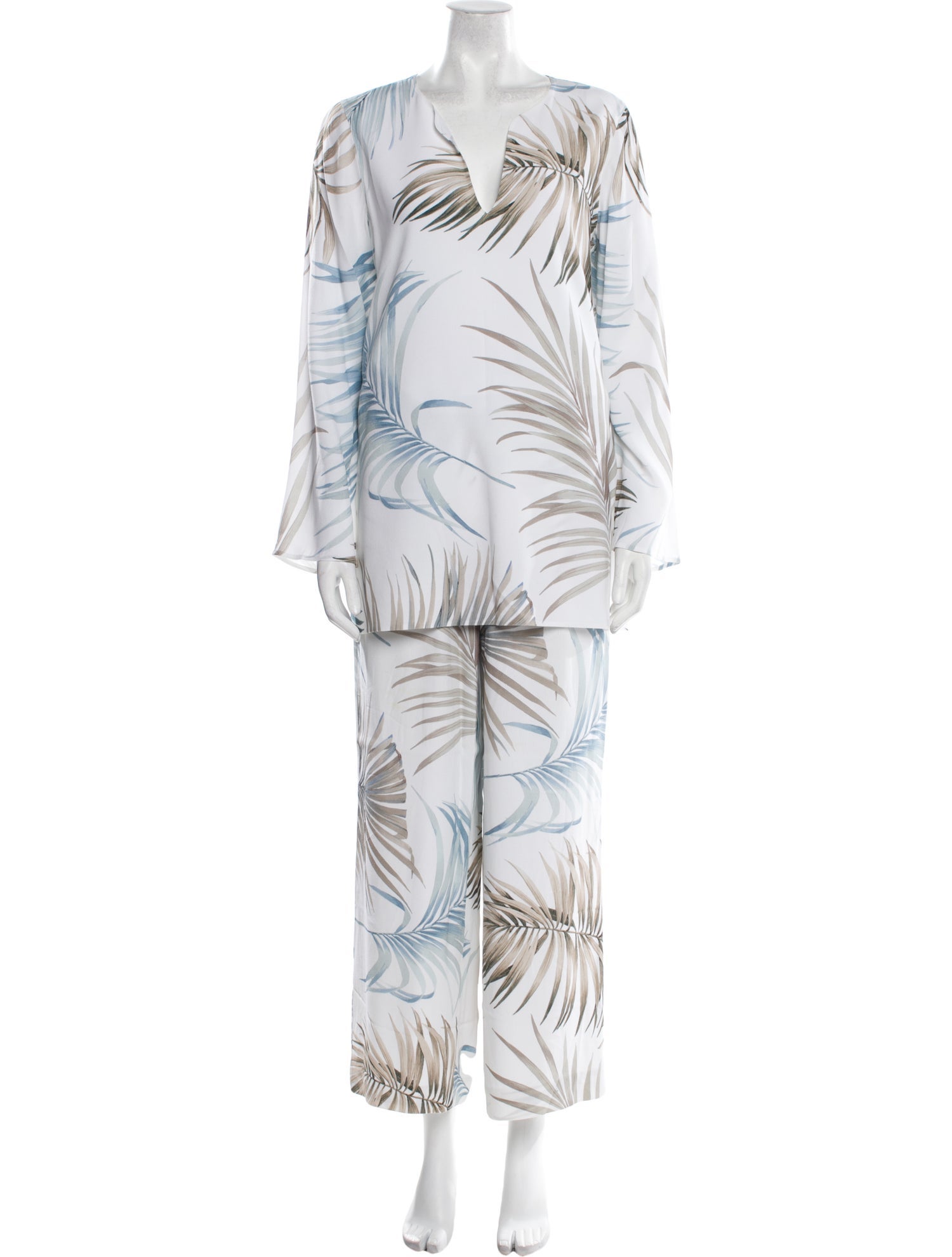 Lafayette 148 Printed Pant Set