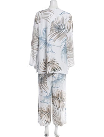 Lafayette 148 Printed Pant Set