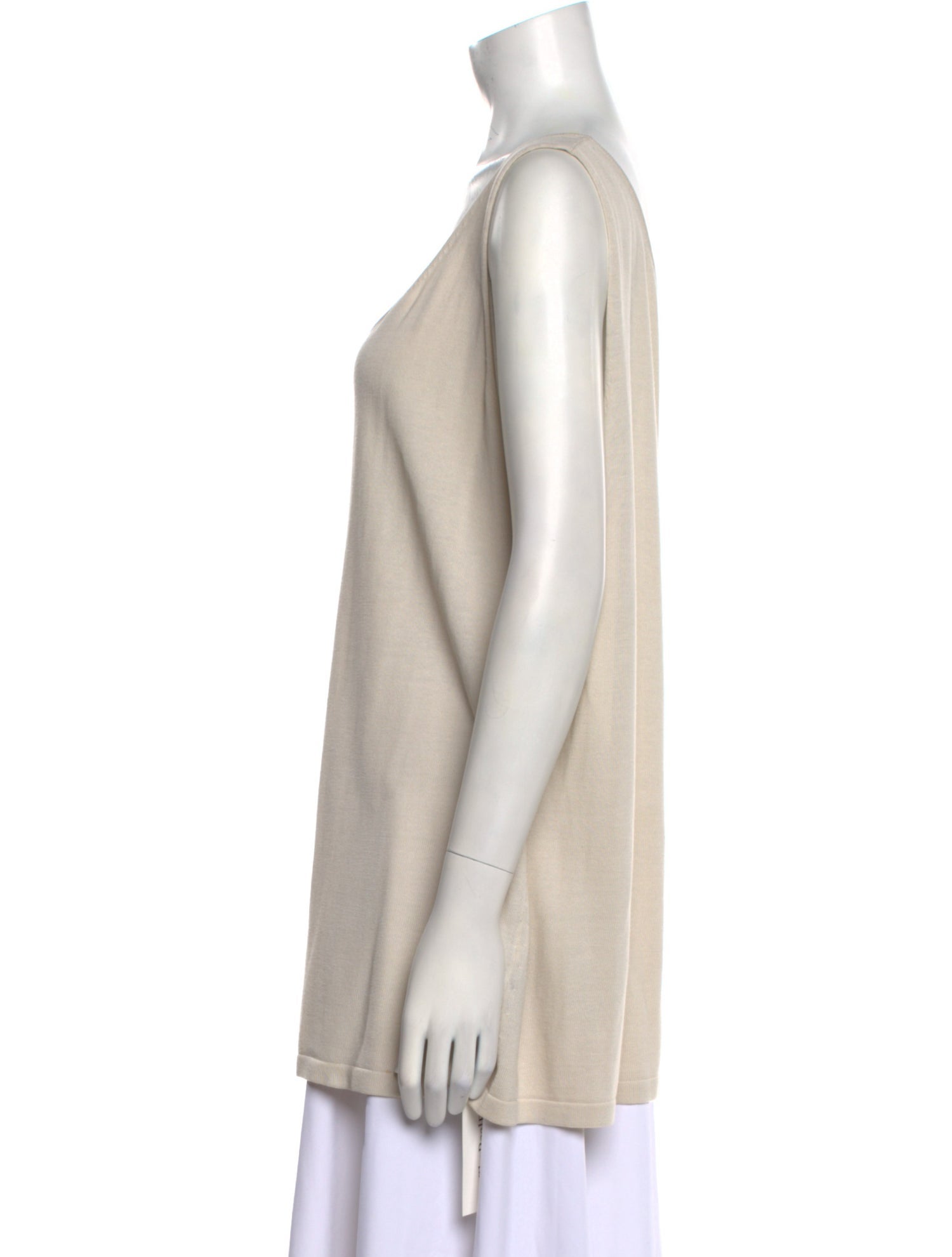 Lafayette 148 Scoop Neck Sleeveless Top