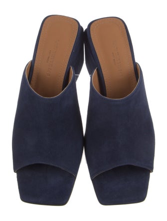 Lafayette 148 Suede Slides