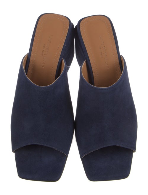 Lafayette 148 Suede Slides