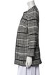 Lafayette 148 Houndstooth Print Coat