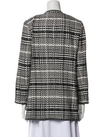 Lafayette 148 Houndstooth Print Coat