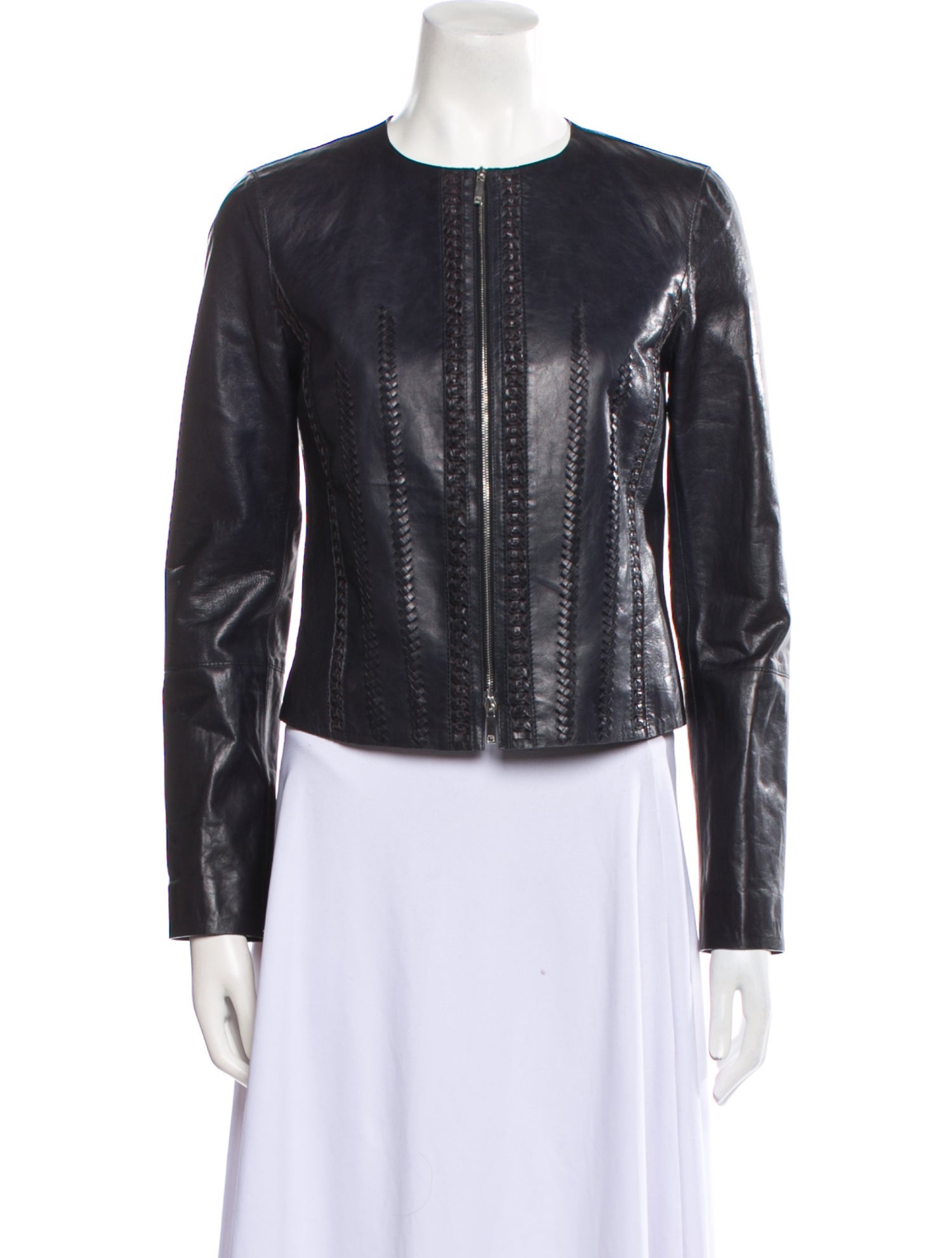 Lafayette 148 Leather Biker Jacket