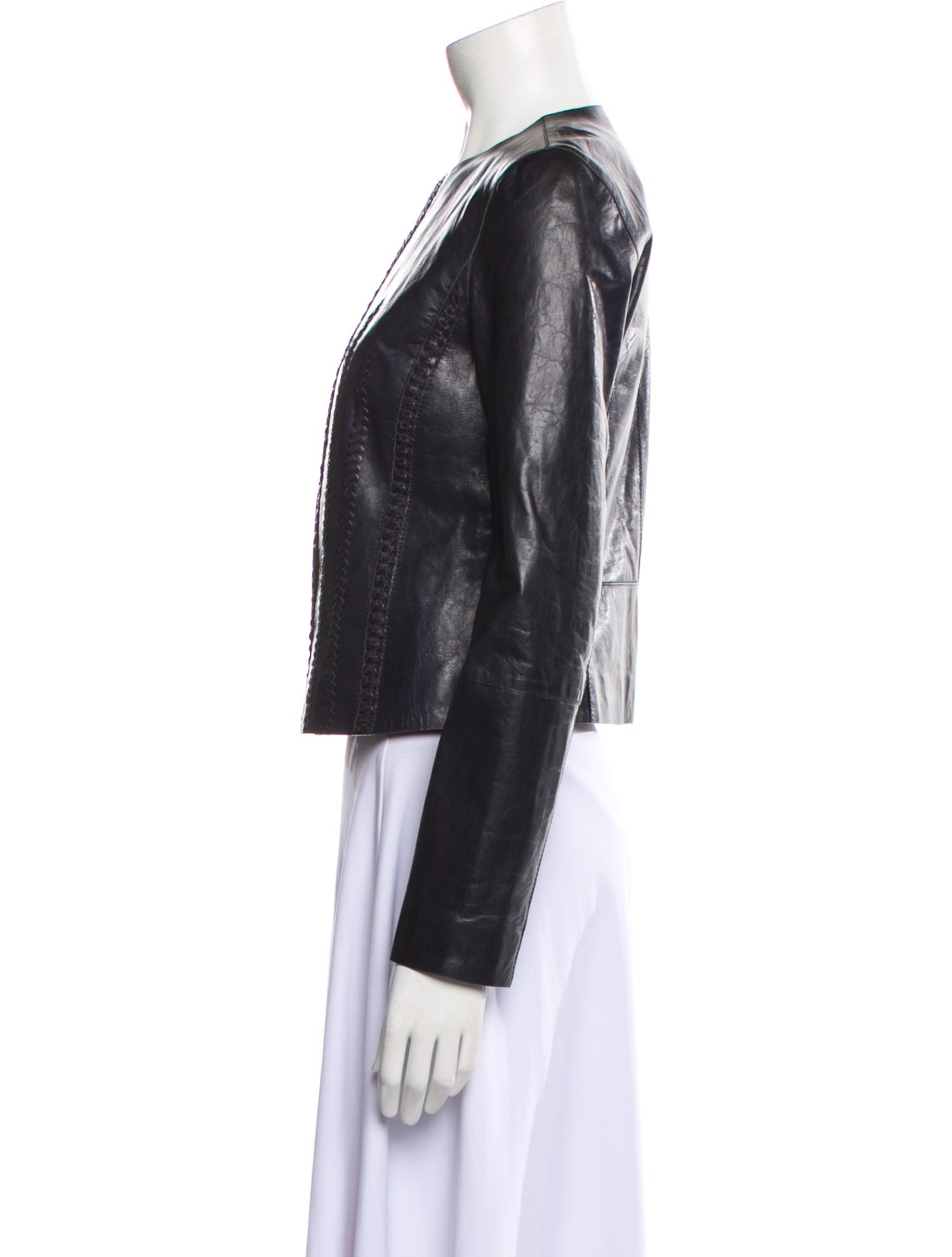 Lafayette 148 Leather Biker Jacket