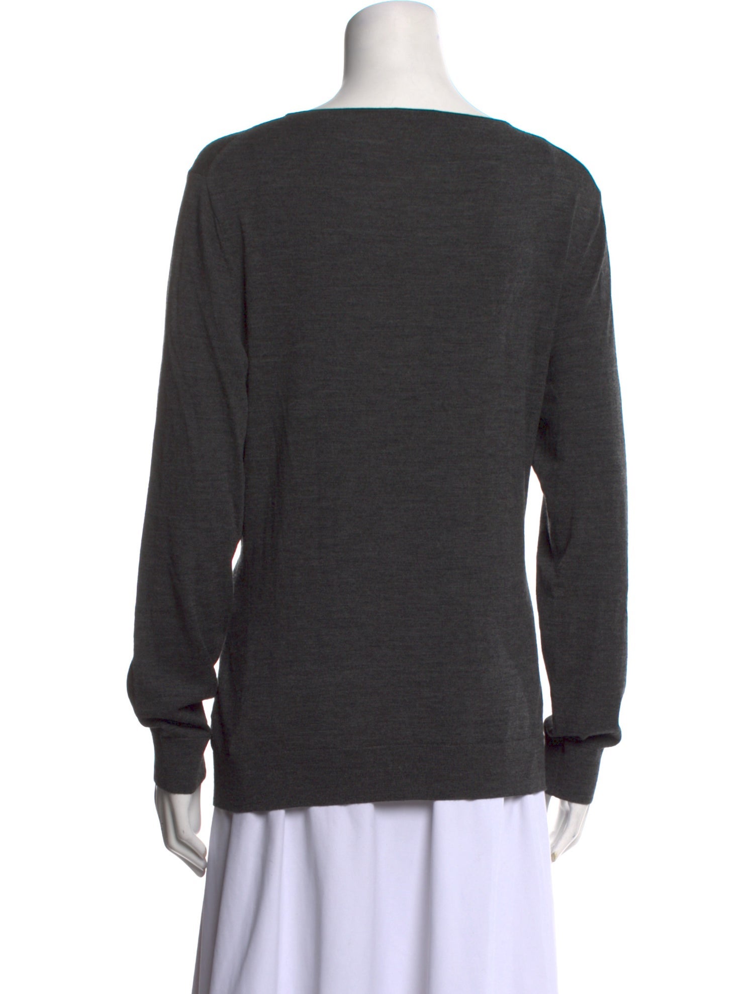 Lafayette 148 Wool Scoop Neck Sweater