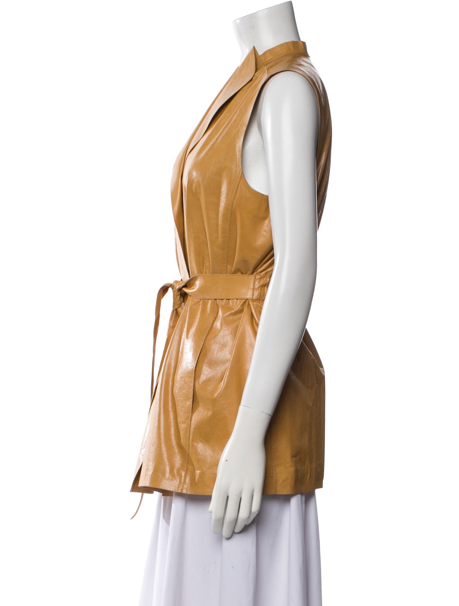 Lafayette 148 Leather Vest