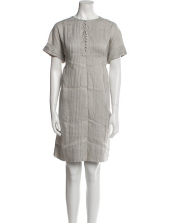 Lafayette 148 Linen Knee-Length Dress