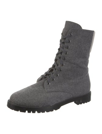 Lafayette 148 Wool Combat Boots