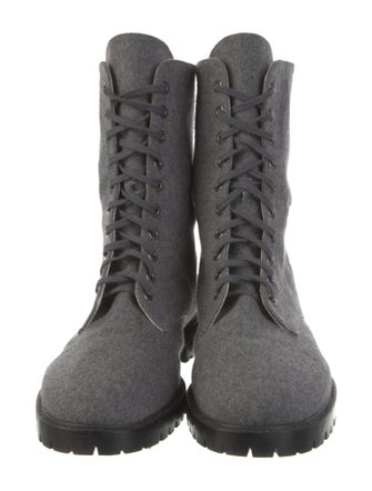 Lafayette 148 Wool Combat Boots