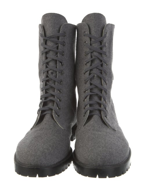 Lafayette 148 Wool Combat Boots