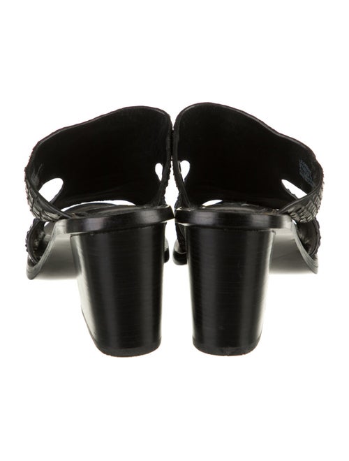 Lafayette 148 Snakeskin Slides