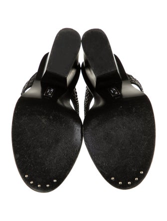 Lafayette 148 Snakeskin Slides