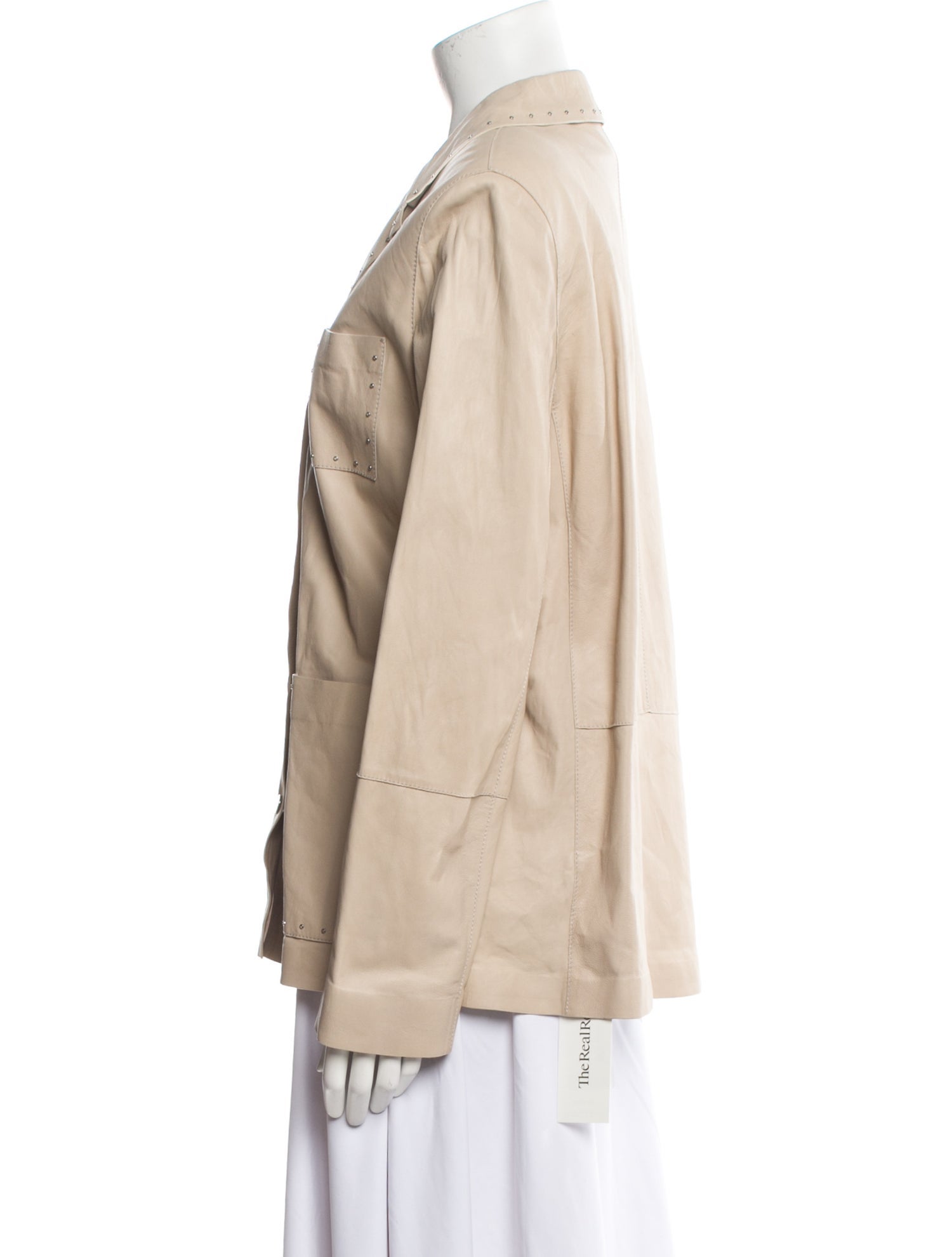 Lafayette 148 Leather Blazer