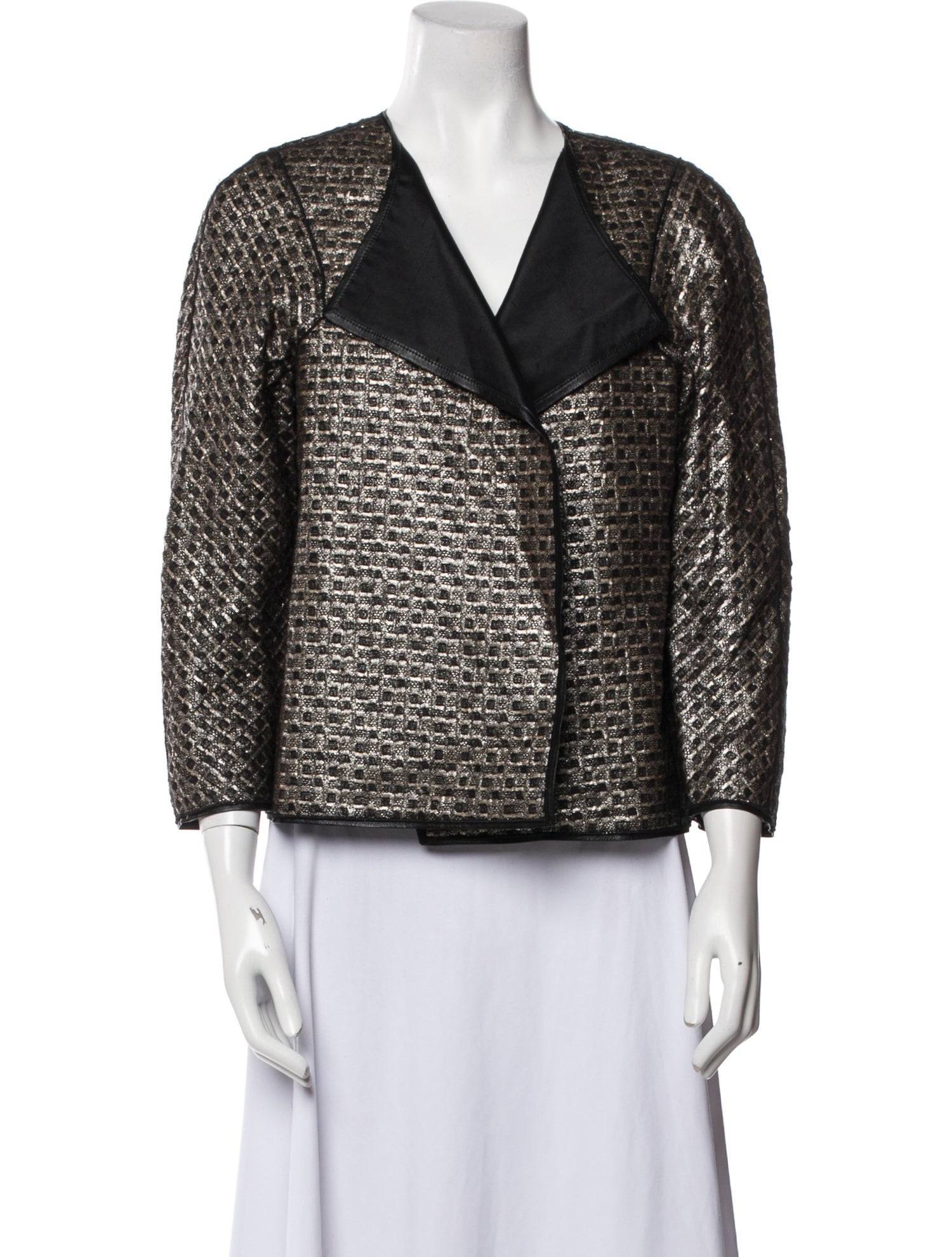 Lafayette 148 Wool Tweed Pattern Jacket