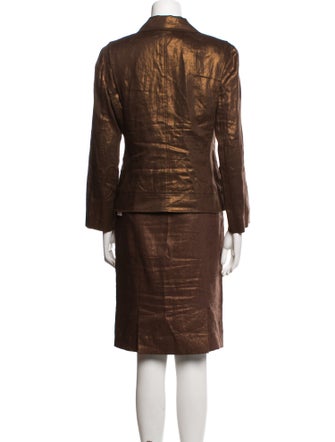 Lafayette 148 Linen Skirt Set