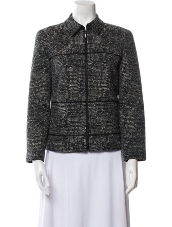 Lafayette 148 Tweed Pattern Jacket