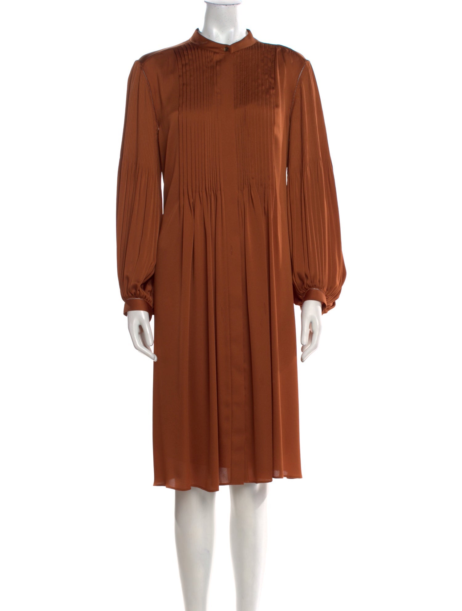 Lafayette 148 Mock Neck Knee-Length Dress