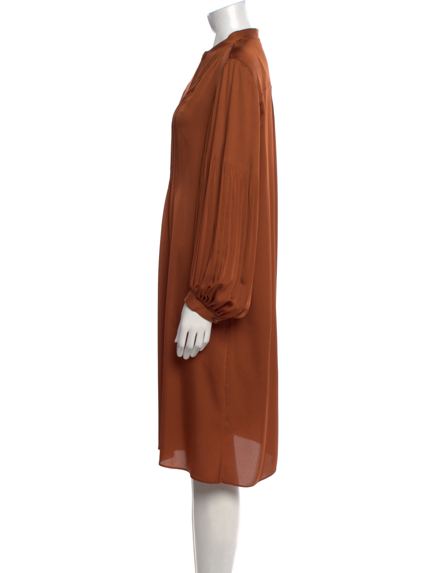 Lafayette 148 Mock Neck Knee-Length Dress