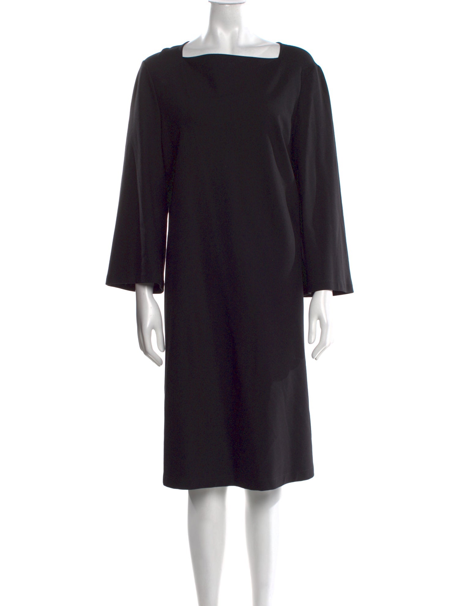 Lafayette 148 Square Neckline Knee-Length Dress