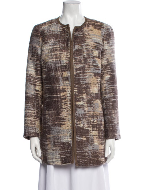 Lafayette 148 Wool Printed Coat