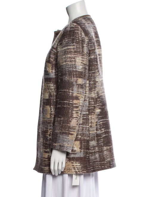 Lafayette 148 Wool Printed Coat