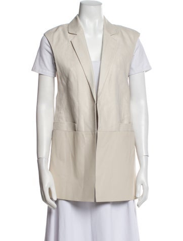 Lafayette 148 Jackets Linen Vest Petite