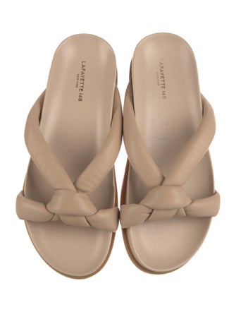 Lafayette 148 Leather Slides