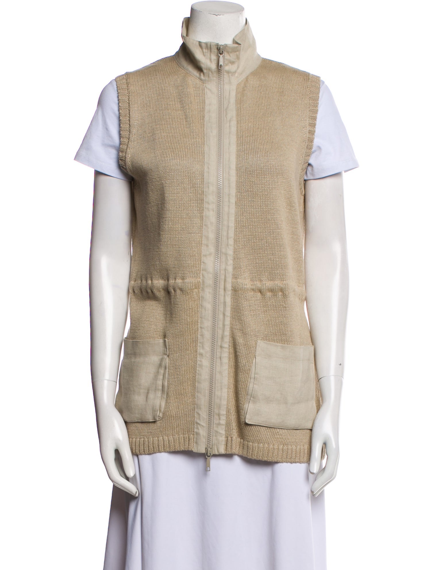 Lafayette 148 Hemp Printed Vest