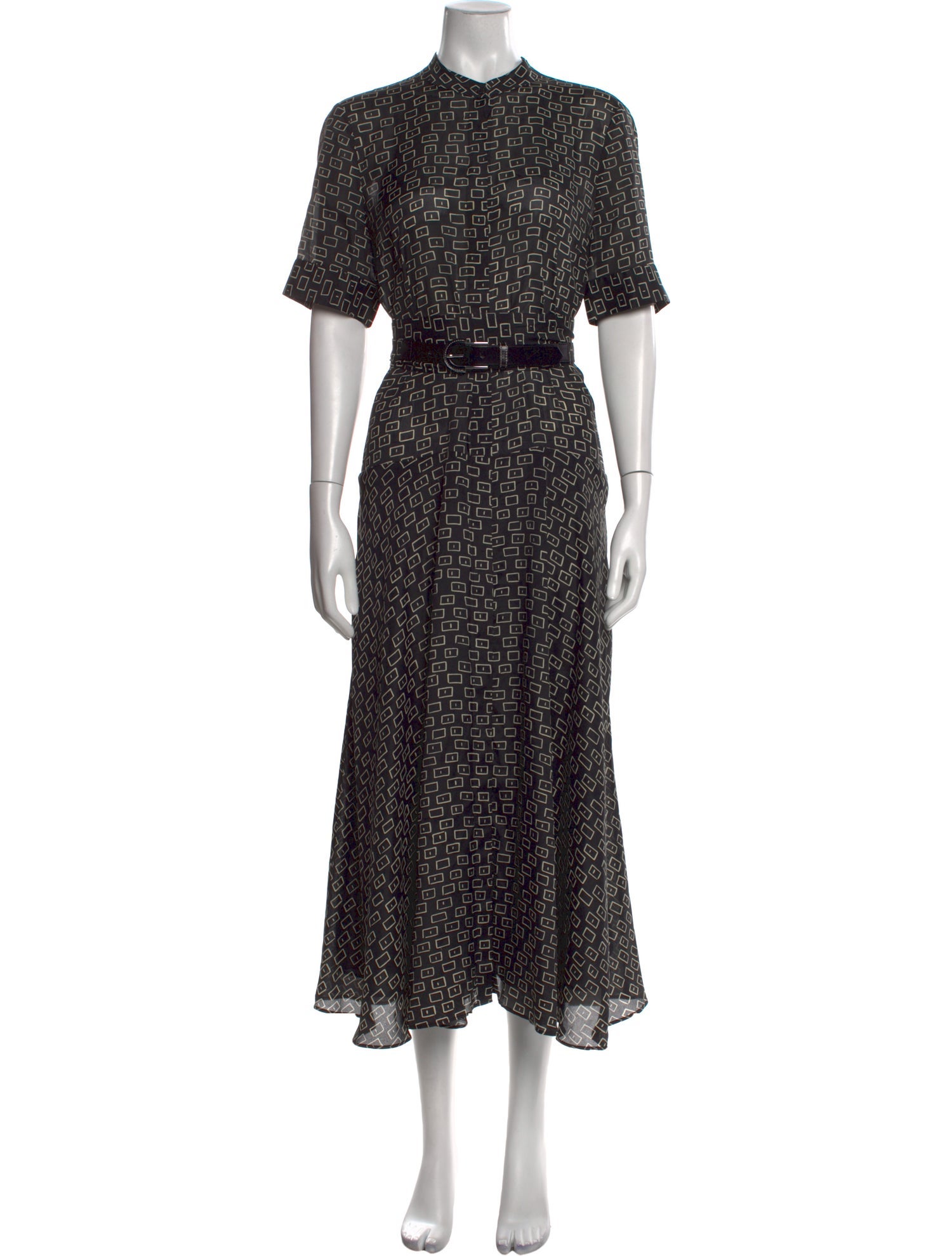 Lafayette 148 Printed Long Dress