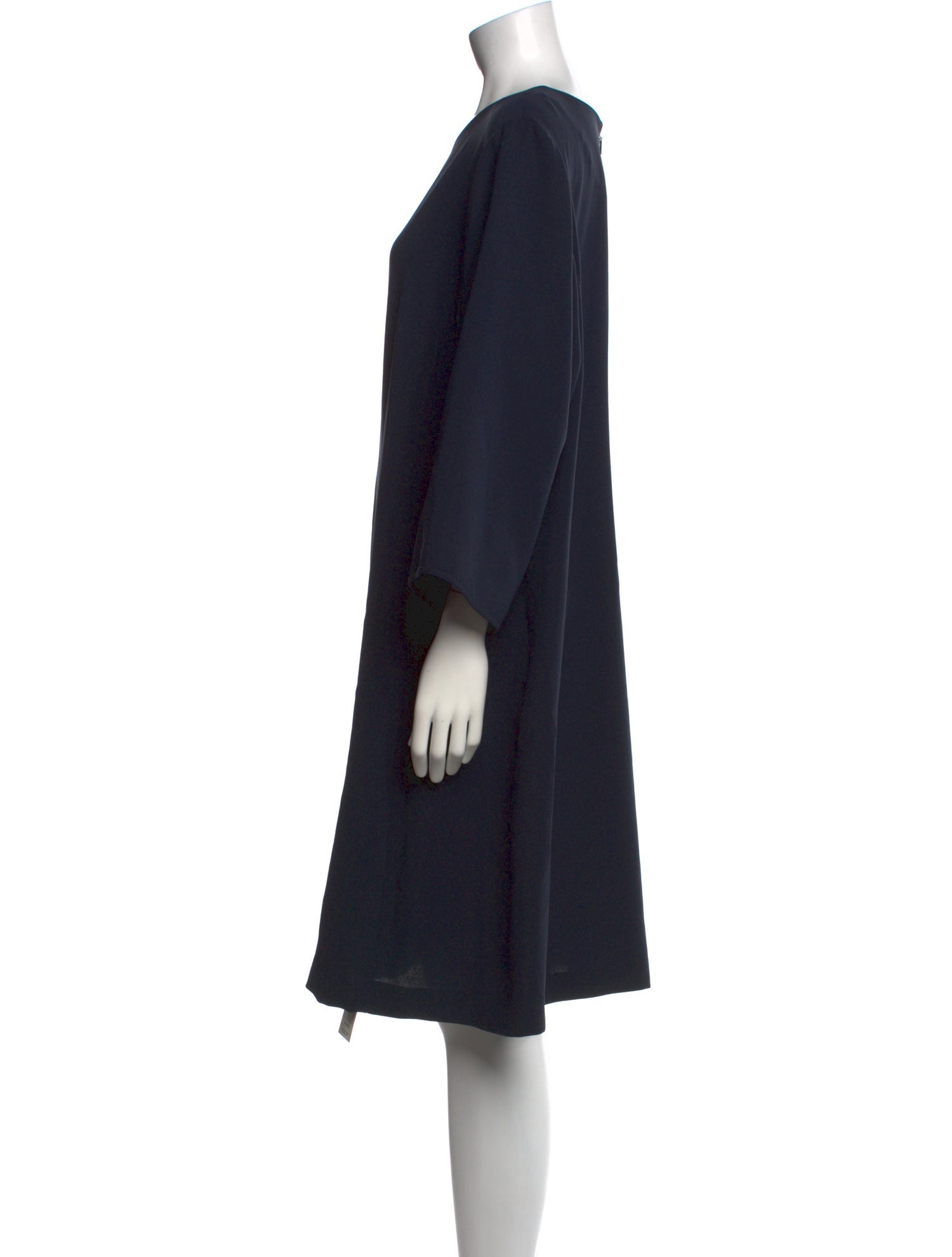 Lafayette 148 Bateau Neckline Knee-Length Dress