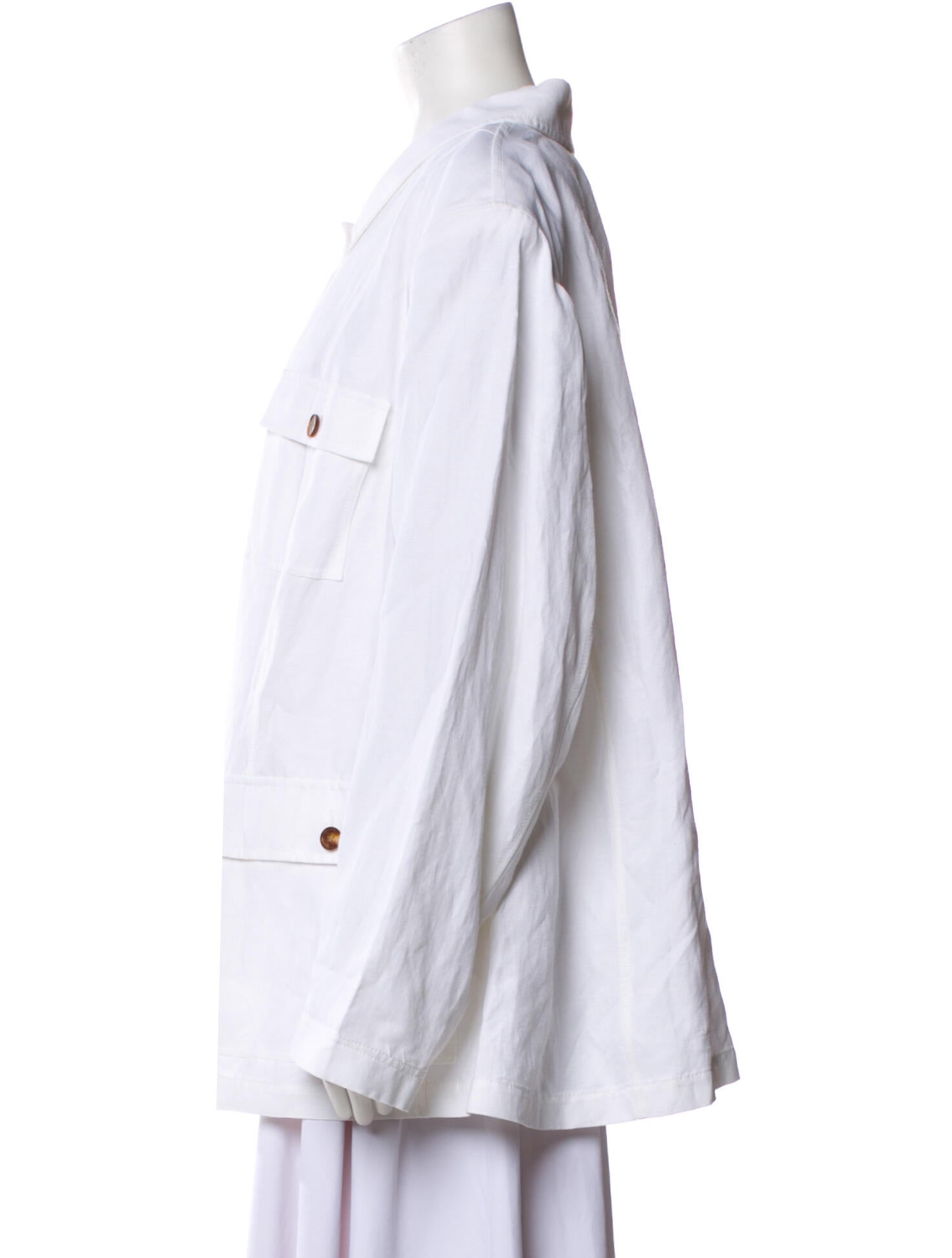 Lafayette 148 Linen Denim Jacket