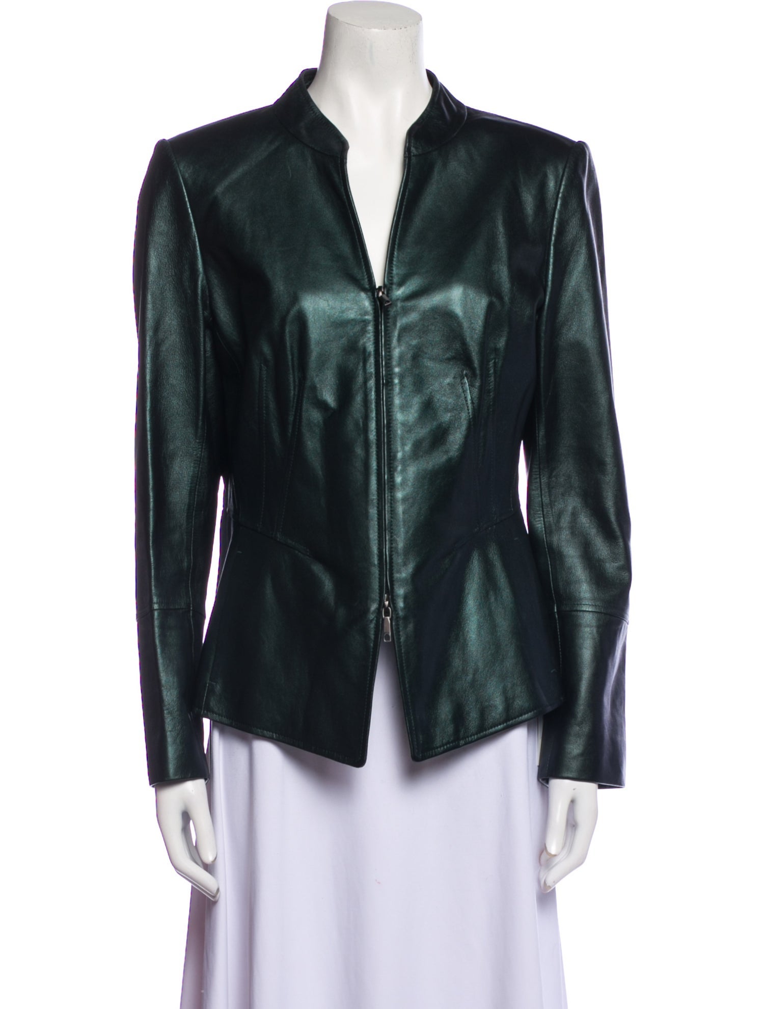 Lafayette 148 Leather Blazer