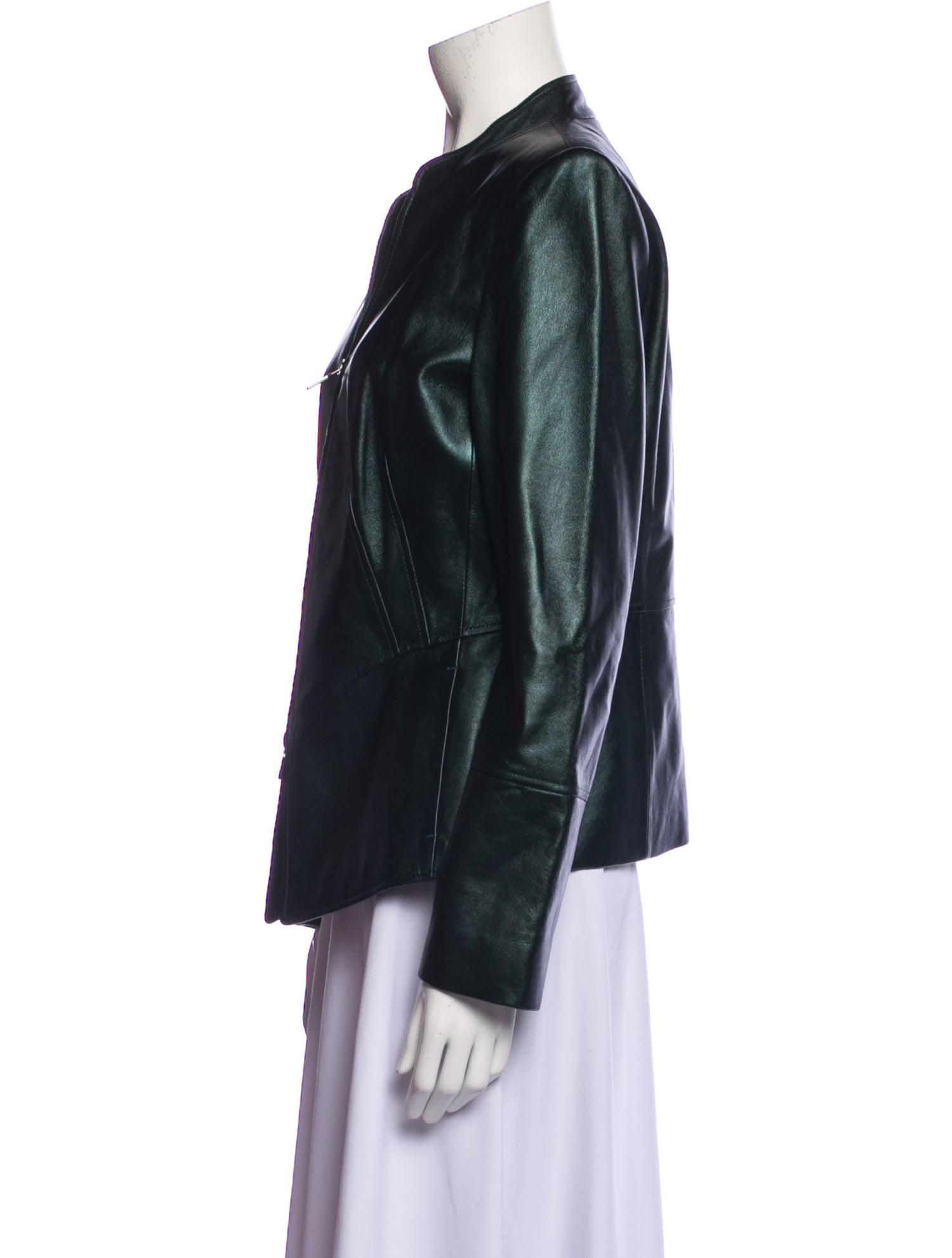 Lafayette 148 Leather Blazer