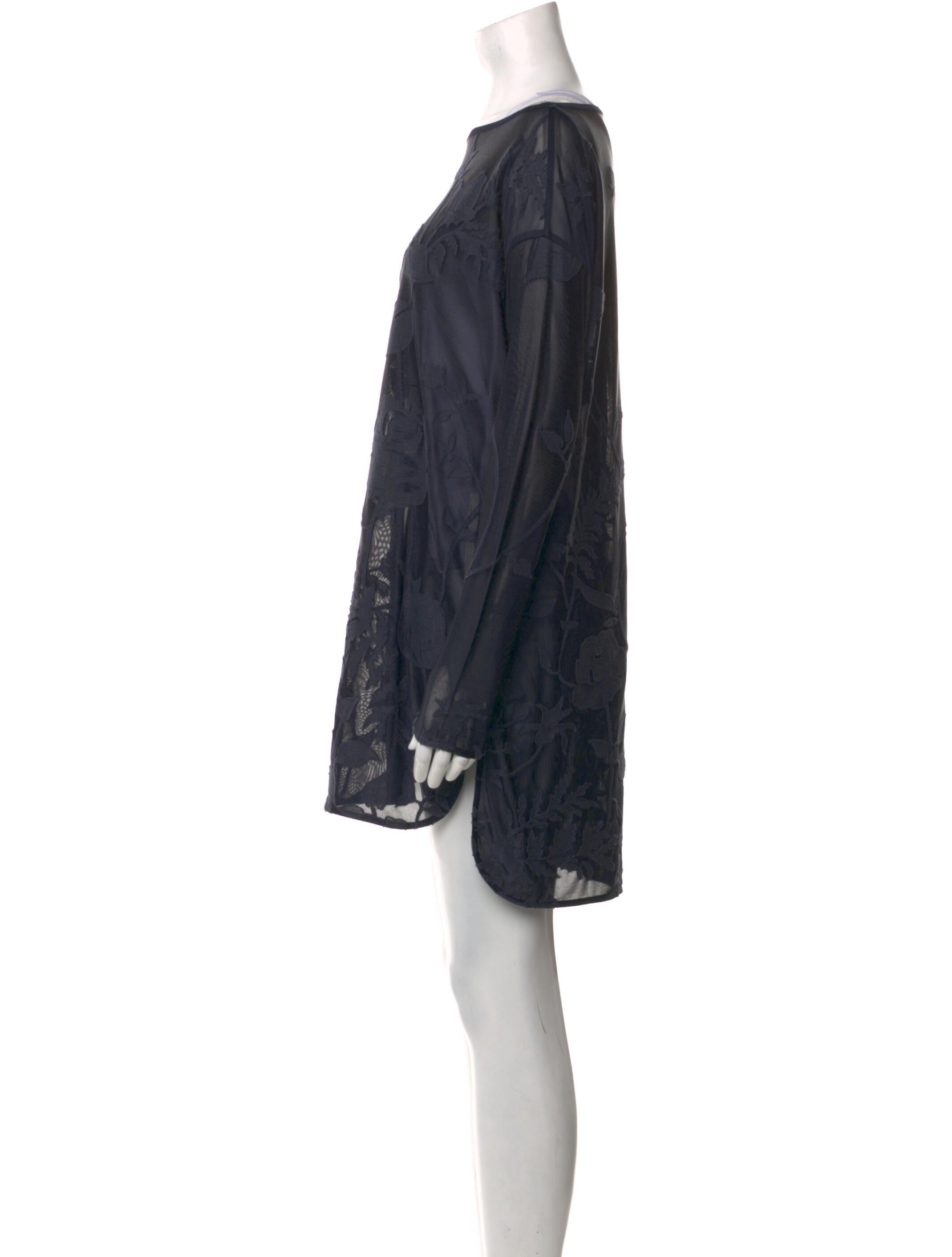 Lafayette 148 Bateau Neckline Mini Dress